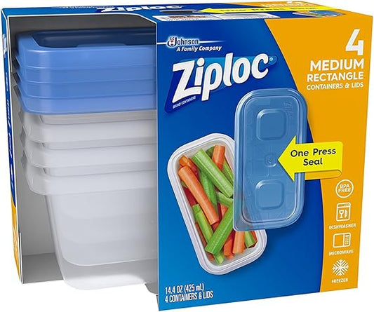 Ziploc Food Storage Meal Prep Containers