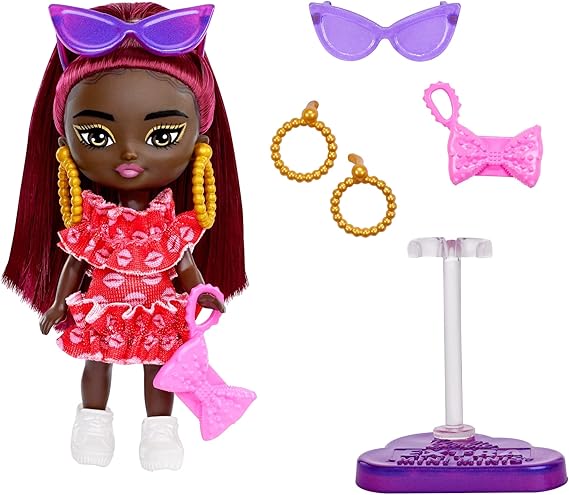 Barbie Extra Mini Minis Doll, 3.25-inch